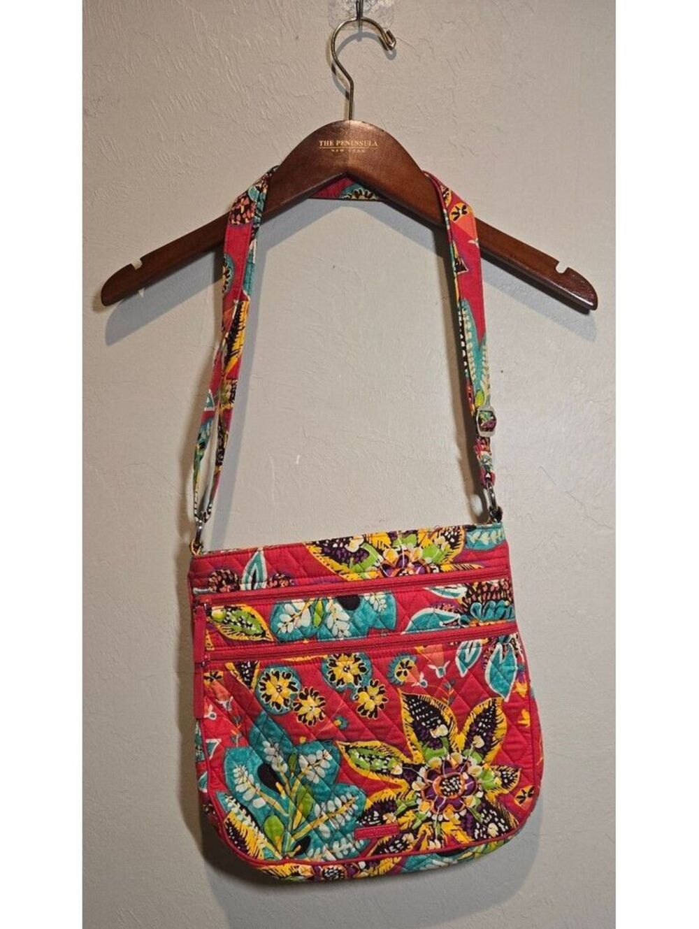 Vera Bradley Quilted Floral Crossbody Bag